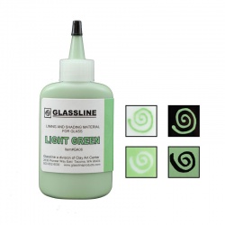 Glassline - farba do fusingu - jasno zielona