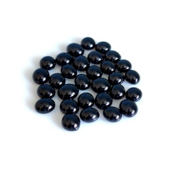Kaboszony małe - oczka szklane 104 czarne, 200g