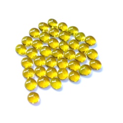 Kaboszony małe - oczka szklane 108 żółte, 200g