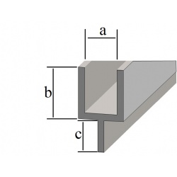 Profil ołowiany Y 4x6mm